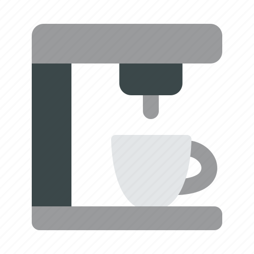 Coffee, machine, espresso, brewing, appliance, barista icon - Download on Iconfinder