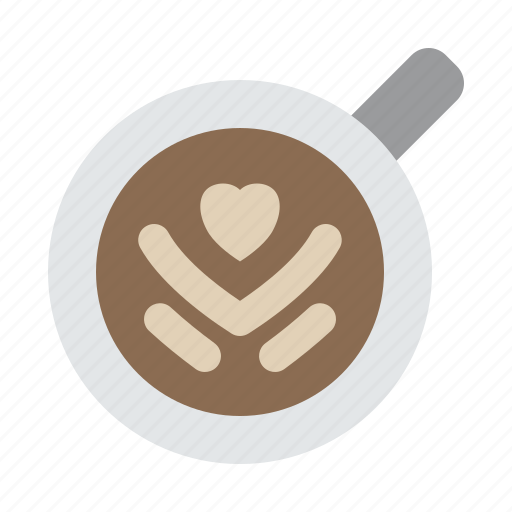Latte, coffee, espresso, milk, foam icon - Download on Iconfinder