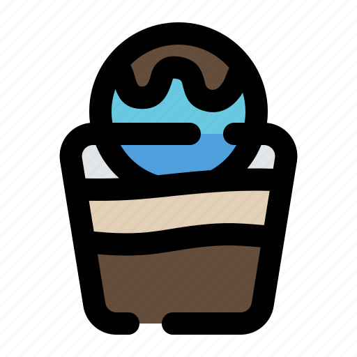 Affogato, dessert, espresso, gelato, italian icon - Download on Iconfinder