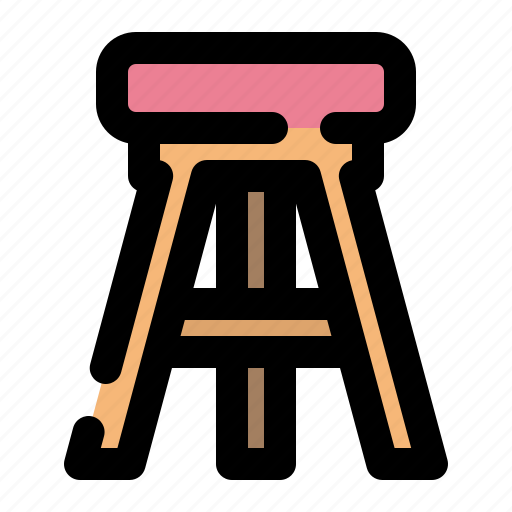 Bar, stool, furniture, seating, cafe, counter icon - Download on Iconfinder