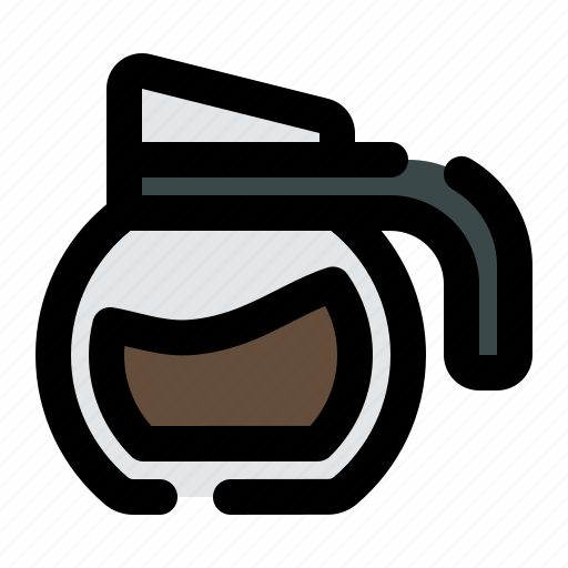 Coffee, pot, brewing, drip, kettle, container icon - Download on Iconfinder
