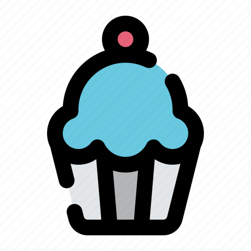 Cupcake, dessert, sweet, frosting, mini icon - Download on Iconfinder