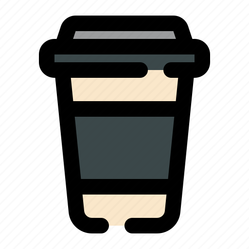 Paper, cup, disposable, to, go, beverage, container icon - Download on Iconfinder