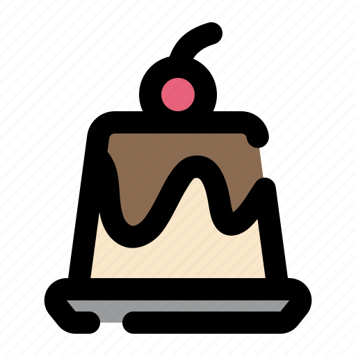 Pudding, dessert, sweet, creamy, custard icon - Download on Iconfinder