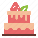 cake, dessert, strawberry, sweet