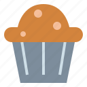 bakery, cake, cup, muffin