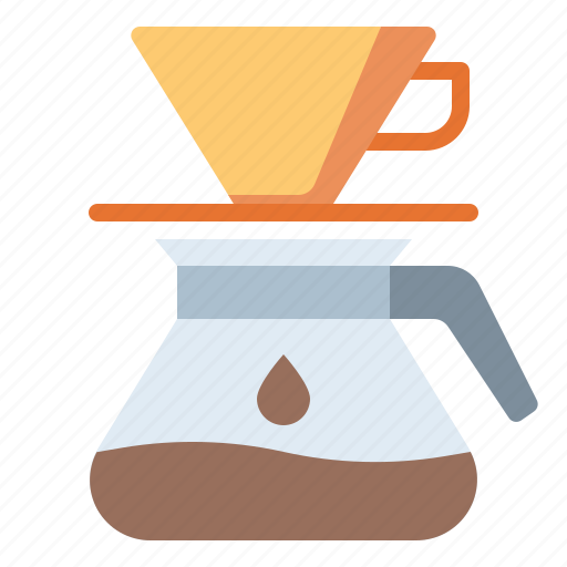 Coffee, drip, dripper, over, pour icon - Download on Iconfinder