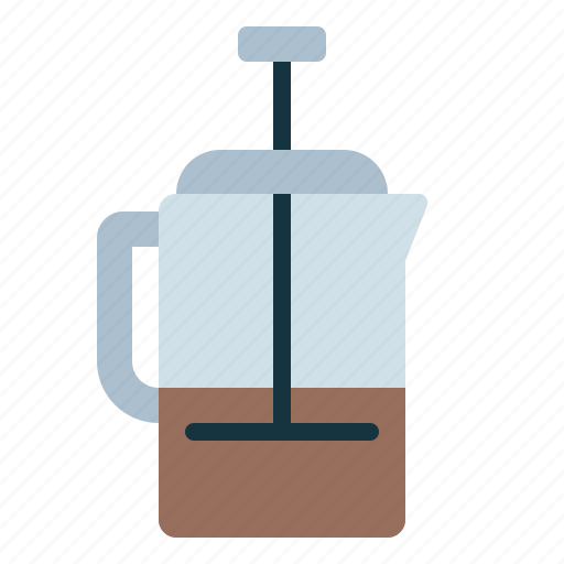 Brew, cafe, coffee, french, press icon - Download on Iconfinder