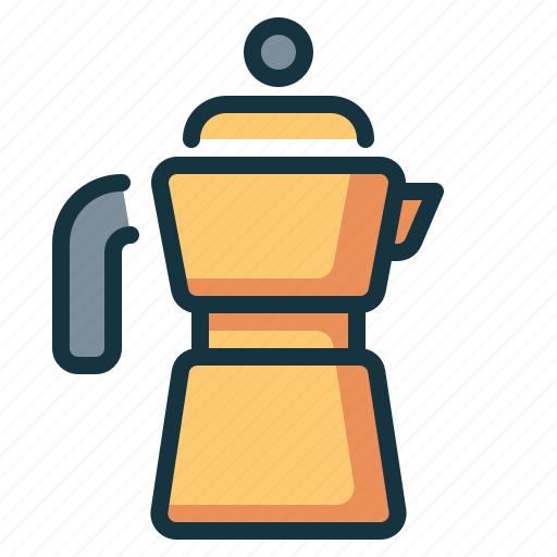 Coffee, maker, moka, pot icon - Download on Iconfinder