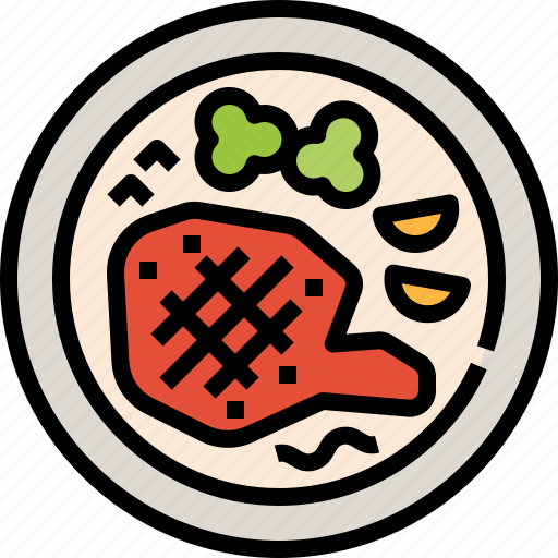 Barbecue, food, grilled, meat, restaurant, steak icon - Download on Iconfinder