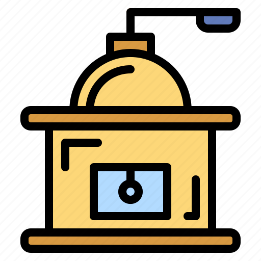 Coffee, grinder, kitchen, mill icon - Download on Iconfinder
