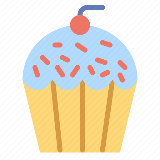 Cake, cup, dessert, food, muffin, restaurant, sweet icon - Download on Iconfinder