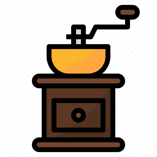 Cafe, coffee, grinder, manual icon - Download on Iconfinder