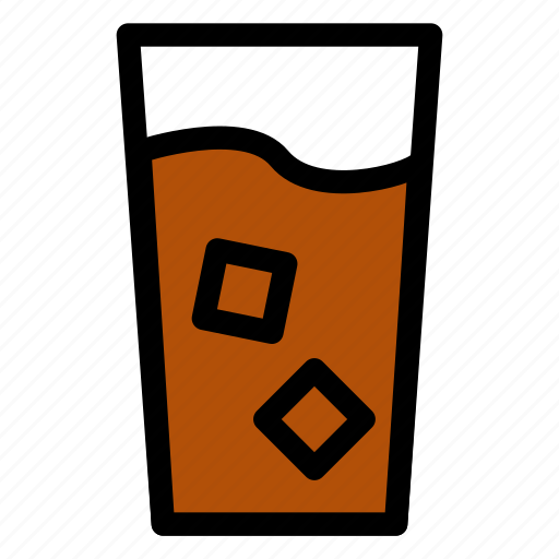 Coffee, drink, glass, ice icon - Download on Iconfinder