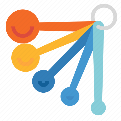Cook, kitchen, measuring, spoons icon - Download on Iconfinder