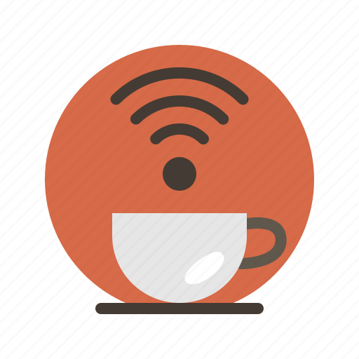 Cafe, coffee, cup, shop, wifi icon - Download on Iconfinder