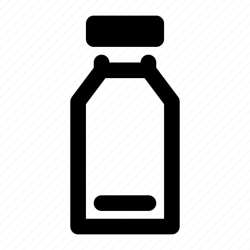Bottle, coffee, line, milk, shop icon - Download on Iconfinder