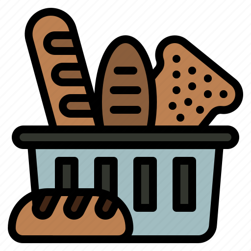 Coffeeshop, bread, bakery, breakfast, baguette icon - Download on Iconfinder