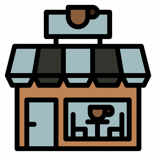Coffeeshop, coffee, shop, house icon - Download on Iconfinder