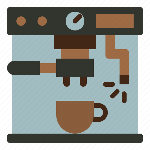 Coffeeshop, coffee, machine, maker, drink, kitchen icon - Download on Iconfinder