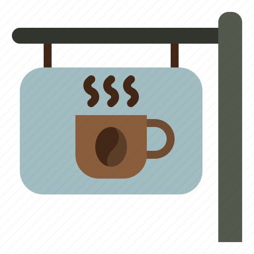 Coffeeshop, coffeesign, board, cafe, coffee, signboard icon - Download on Iconfinder