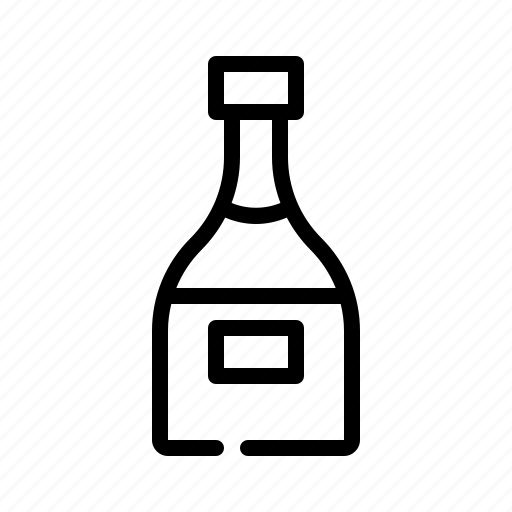 Wine, bottle, alcohol, beverage, food, drink icon - Download on Iconfinder