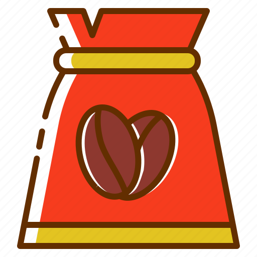 Bag, coffee, coffee bean, coffee shop, package, tea icon - Download on Iconfinder