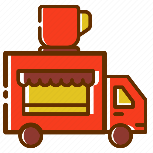 Car, coffee, shop, store, transport, transportation, truck icon - Download on Iconfinder