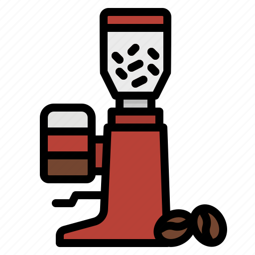 Coffee, grinder, kitchen, machine, mill icon - Download on Iconfinder