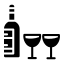 wine, drink, bottle, glass, alcohol, alcoholic, food, and, restaurantglyph 