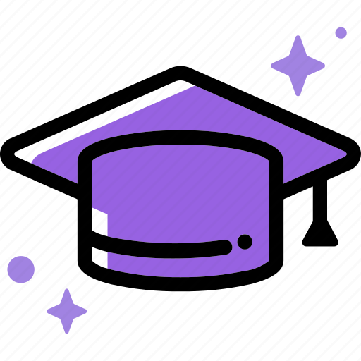 Education, graduate, hat, learn, mortarboard, school, study icon - Download on Iconfinder