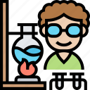 experiment, scientist, research, laboratory, chemical