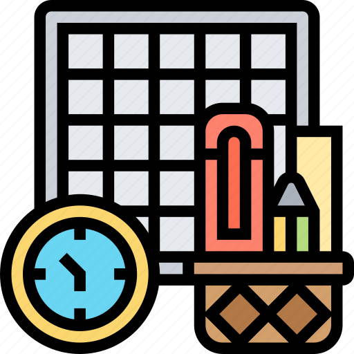 Appointment, timeline, deadline, schedule, calendar icon - Download on Iconfinder
