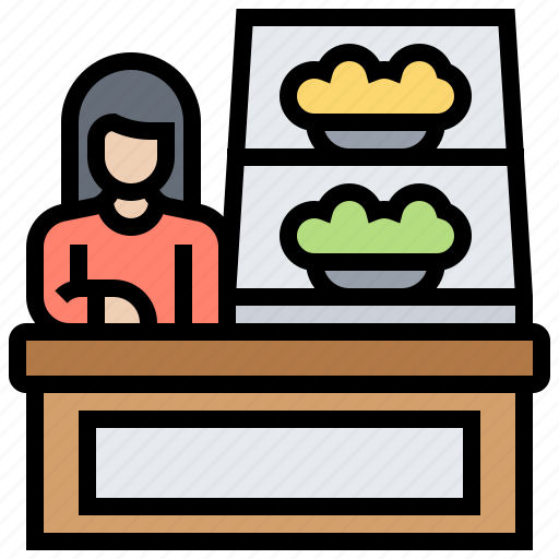 Cafeteria, canteen, dining, food, restaurant icon - Download on Iconfinder