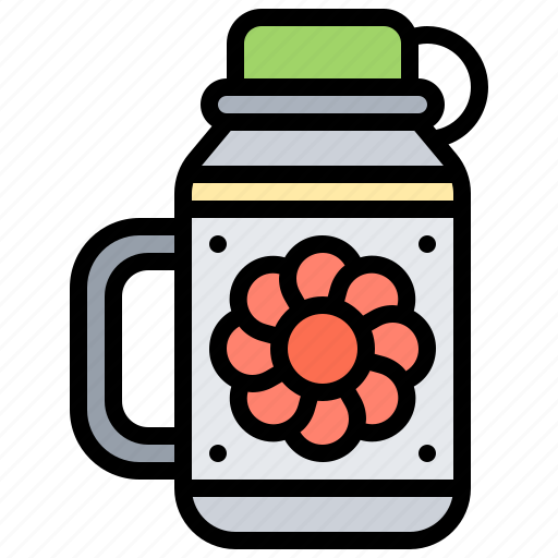 Coffee, container, flask, mug, water icon - Download on Iconfinder