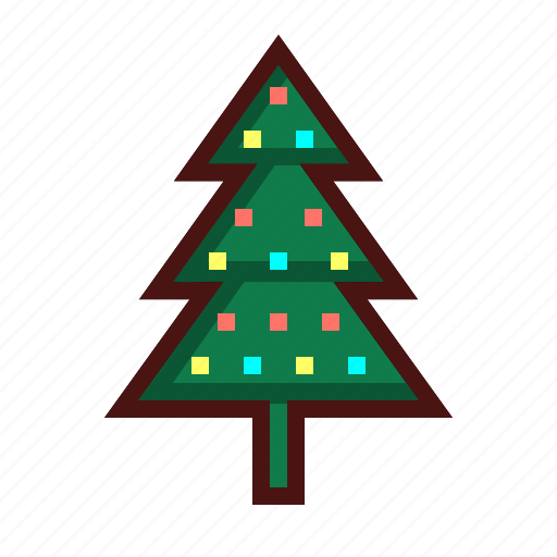 Christmas, holiday, ornament, pine, tree icon - Download on Iconfinder