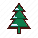 christmas, holiday, pine, snow, tree