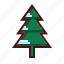 christmas, holiday, pine, snow, tree 
