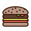 burger, cheeseburger, fast food, food, hamburger, sandwich 