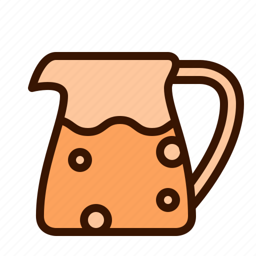 Alcohol, beverage, drink, glass, jar, juice, orange icon - Download on Iconfinder