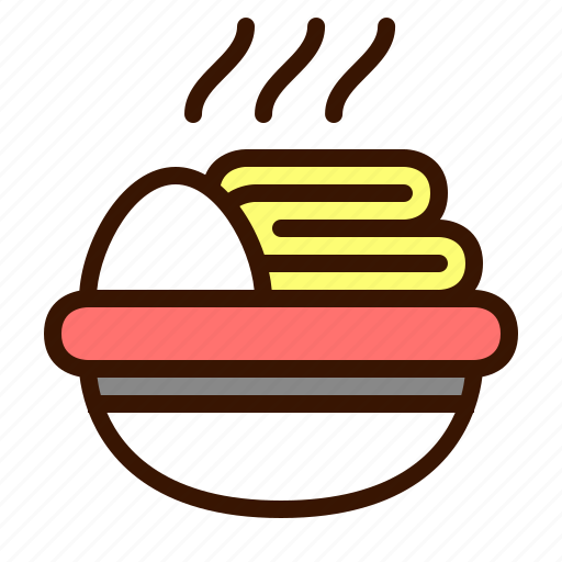 Asian, egg, food, healthy, ramen, soup, vegetable icon - Download on Iconfinder