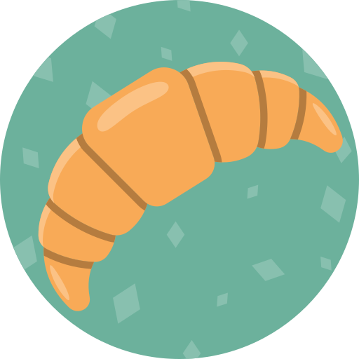 Pastry, bread, breakfast, french, bakery, flaky, buttery icon - Download on Iconfinder