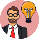business idea, startup concept, innovation, light bulb moment, entrepreneurship, creative plan, new venture
