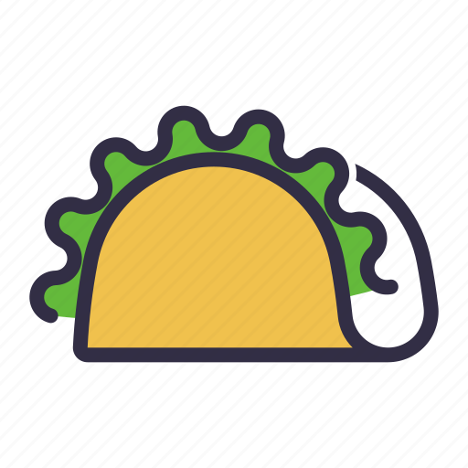 Food, mexican, pita, tacos, takeaway icon - Download on Iconfinder