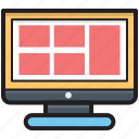 monitor, responsive web, web design, web layout, website template