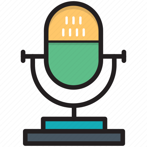 Audio, mic, microphone, music, radio mic icon - Download on Iconfinder