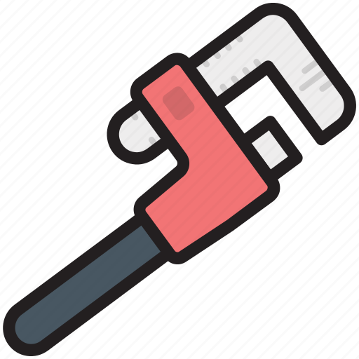 Garage tool, pipe grips, pipe wrench, repair tool, stillson wrench icon - Download on Iconfinder
