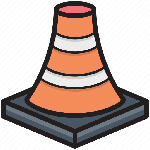 Cone pin, construction cone, road cone, traffic cone, traffic cone pin icon - Download on Iconfinder