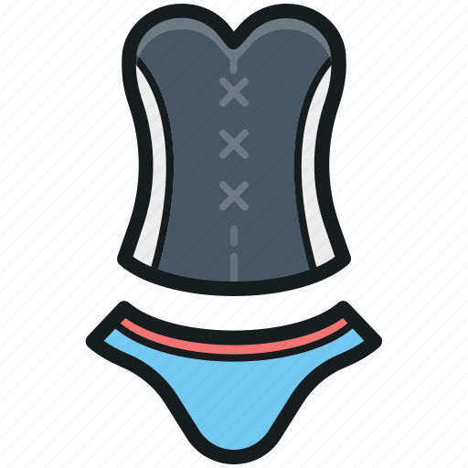Bikini, lingerie, swimsuit, swimwear, womenswear icon - Download on Iconfinder