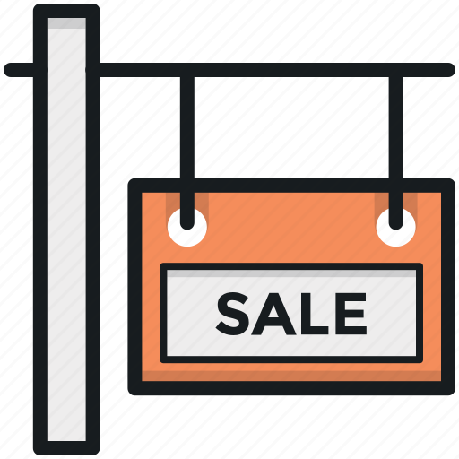 Hanging sign, sale, sale signboard, sign bracket, signage icon - Download on Iconfinder